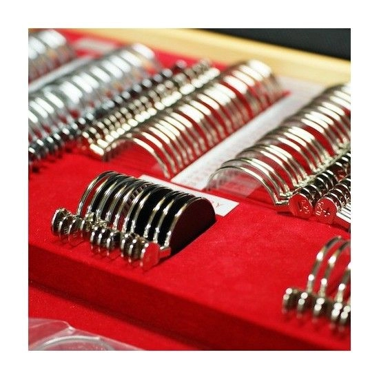 Testlinsenbox 260 Stück Metall