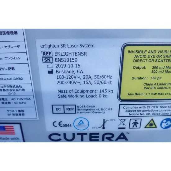 Ästhetischer Laser Cutera Enlighten SR Jahr 2019