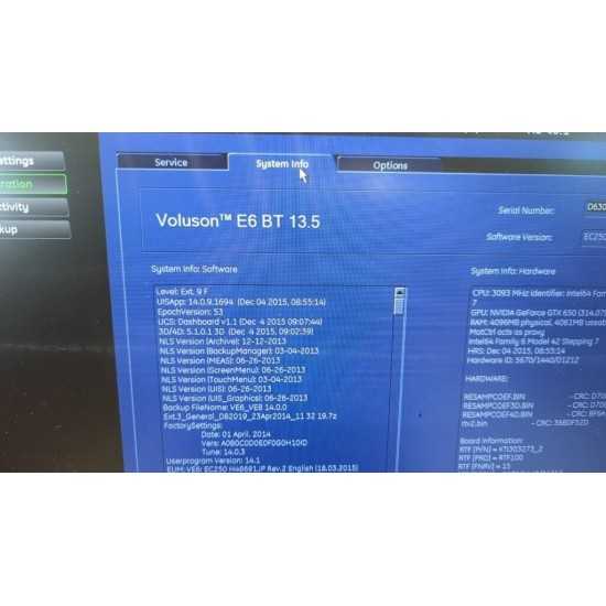 Ultraschall GE Voluson E6